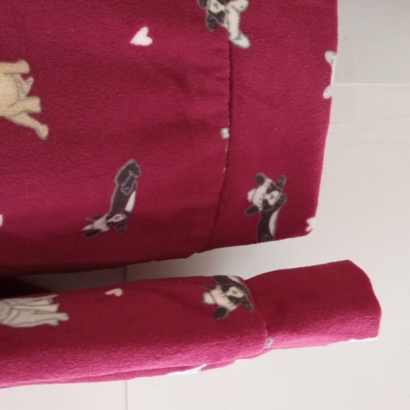 ELLEN DEGENERES LOVE BURGUNDY LONG SLEEVE TOP & PANTS PAJAMA SET SIZE SMALL NWT - Picture 3 of 9